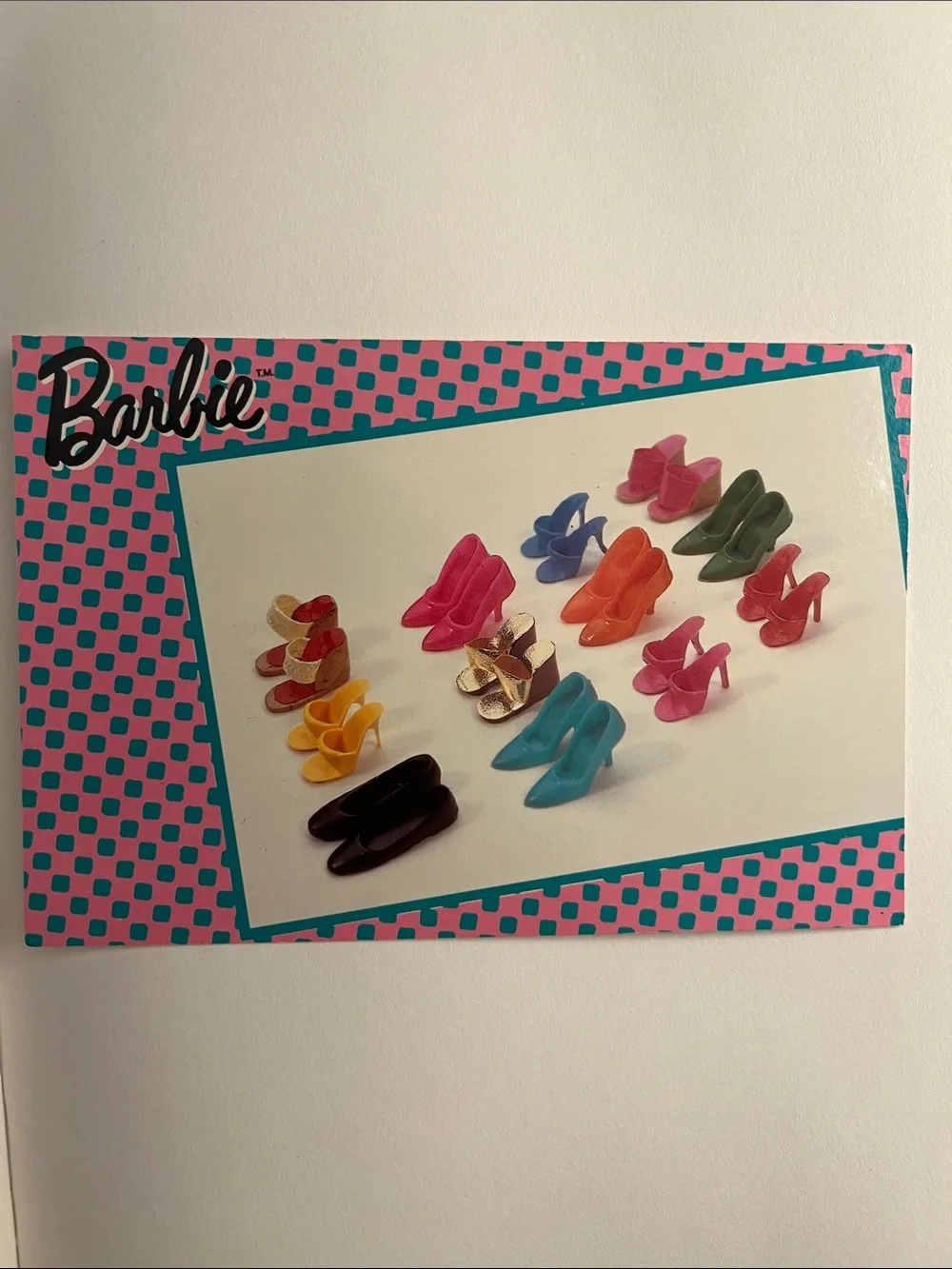 👠1989 American Postcard Co Nostalgic Barbie #1303